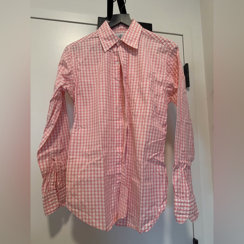 Brooks Brothers Black Fleece (Thom Browne) Pink Gingham Shirt